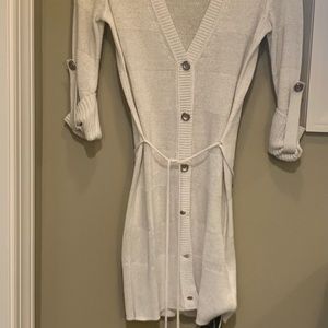Armani Exchange Button Up Tie Dress